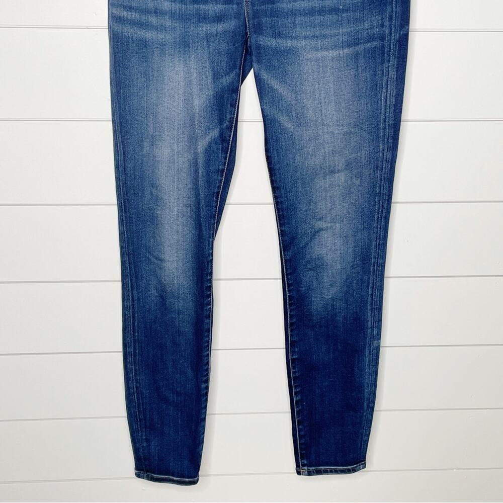 J.Crew Lookout High Rise Stretchy Skinny Jeans Dark Wash Size 27 - Picture 4 of 10